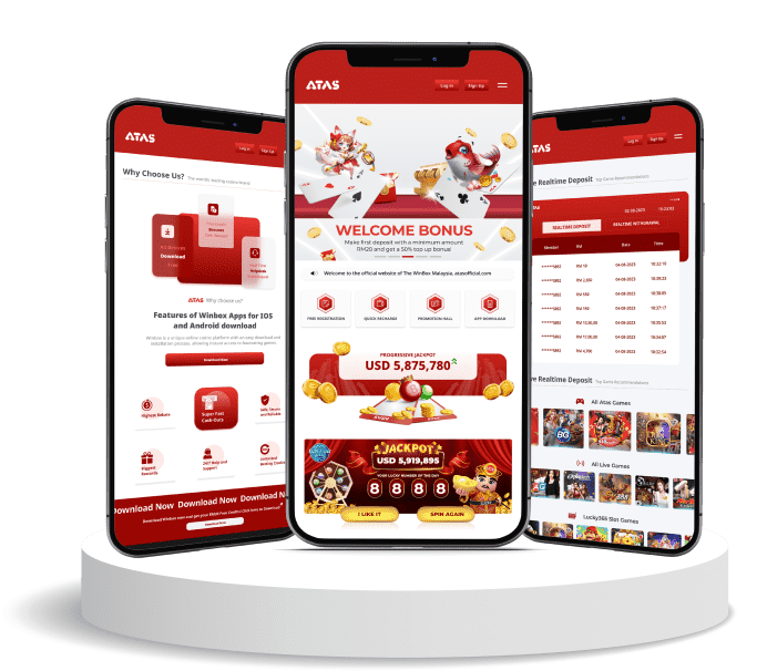Official supplied ATAS website and mobile access preview