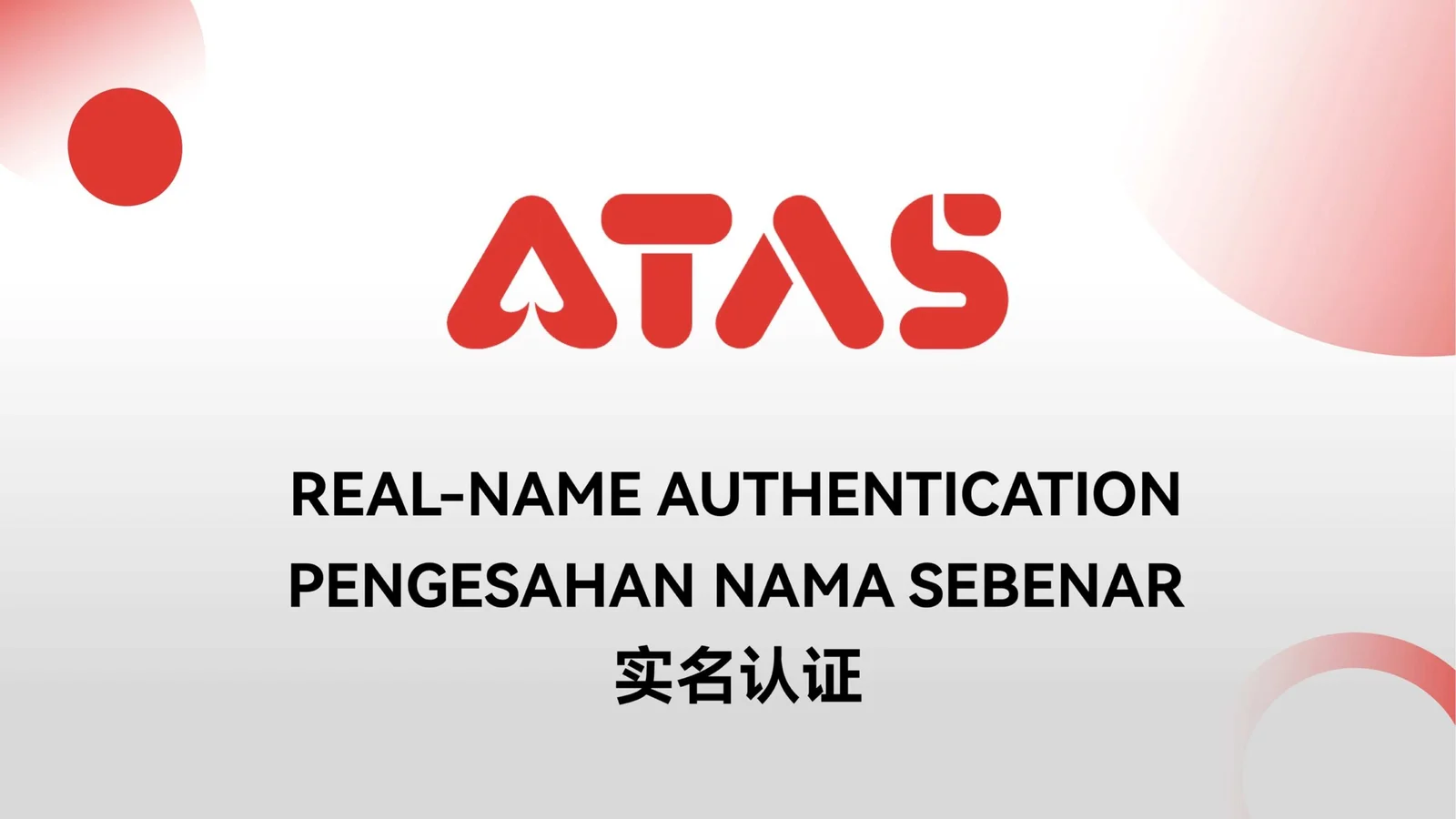 Real-name authentication guide overview — step 1 of the Complete Authentication guide